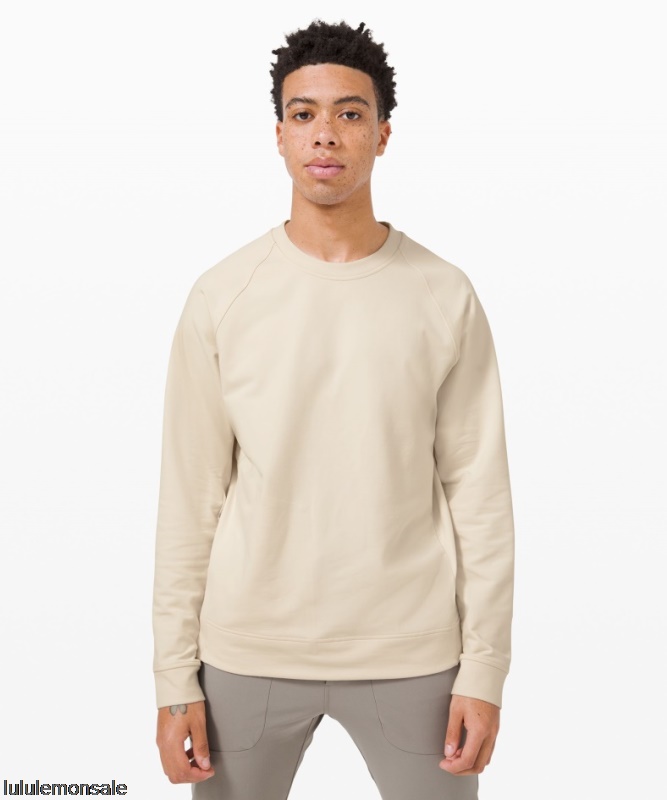 Lululemon Deutschland DELULU661 | Lululemon Deutschland White Opal City Sweat Crew